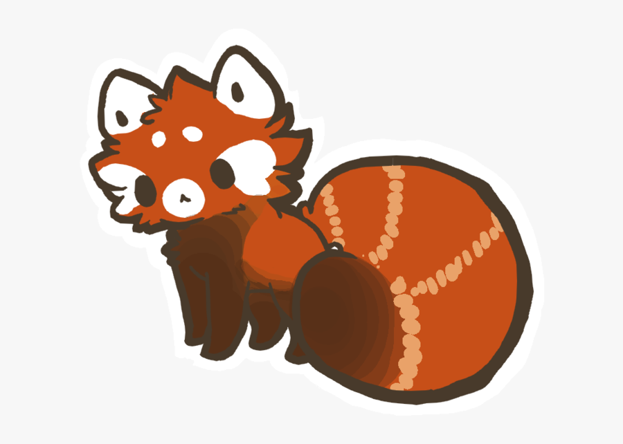 28 Collection Of Cute Red Panda Drawing Chibi - Kawaii Red Panda Art, Transparent Clipart