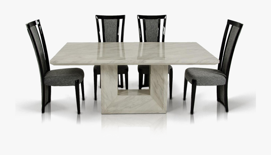 Dining Set Png Pic - Fancy Marble Dining Table, Transparent Clipart