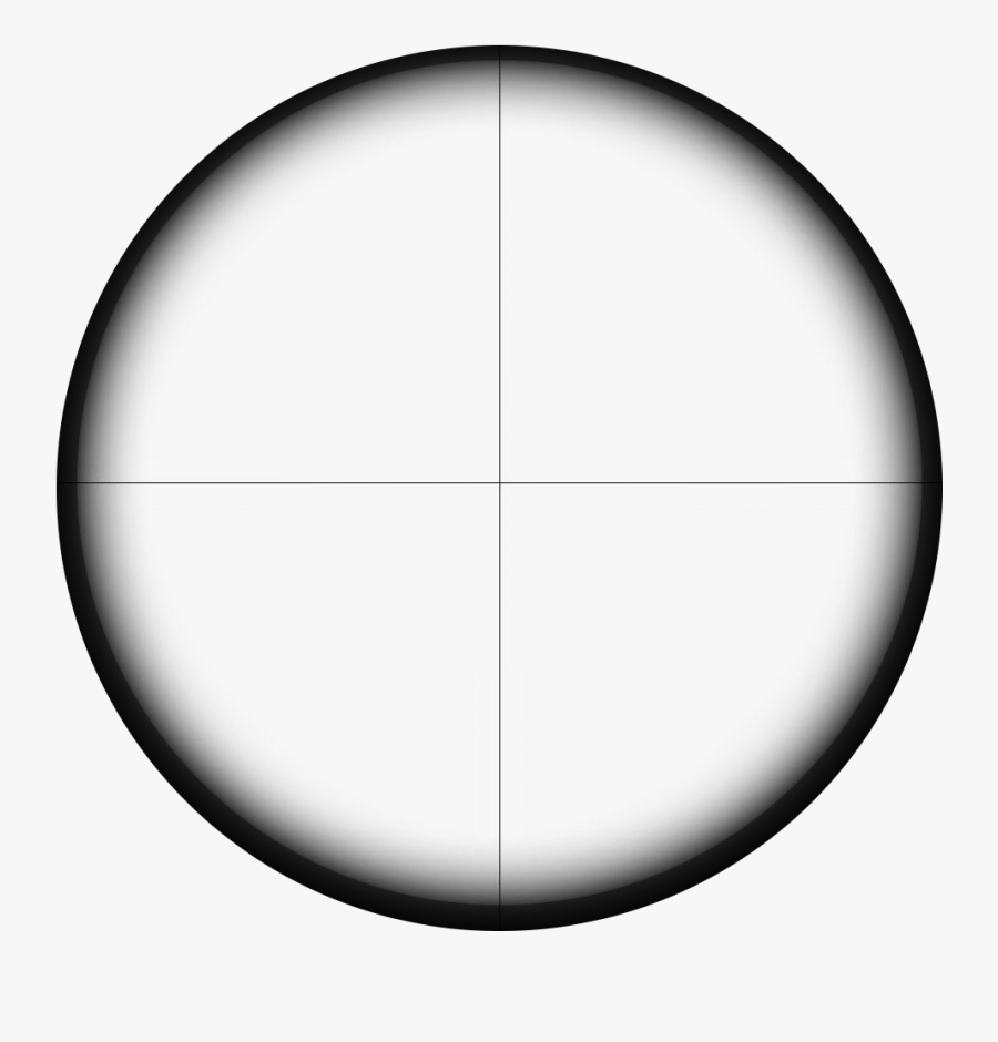 Simple Sniper Crosshair At Fallout New Vegas Clipart - Circle, Transparent Clipart