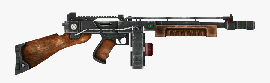 Clip Art Light Machine Gun New Vegas - Bioshock 2 Tommy Gun, Transparent Clipart