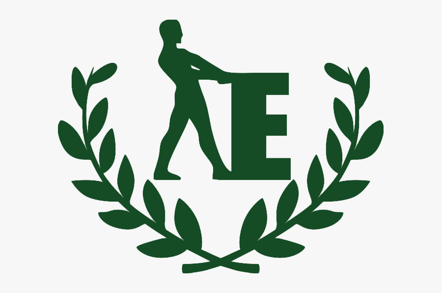 Just Breathe Square Sticker - Laurel Wreath Vector Green, Transparent Clipart