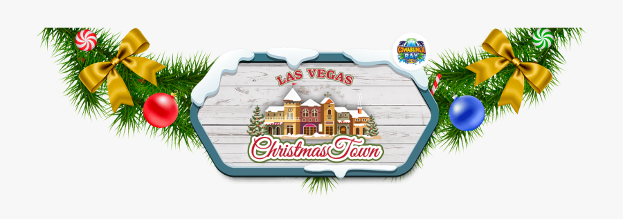 Las Vegas Christmas Town Logo - Christmas Town Logo, Transparent Clipart