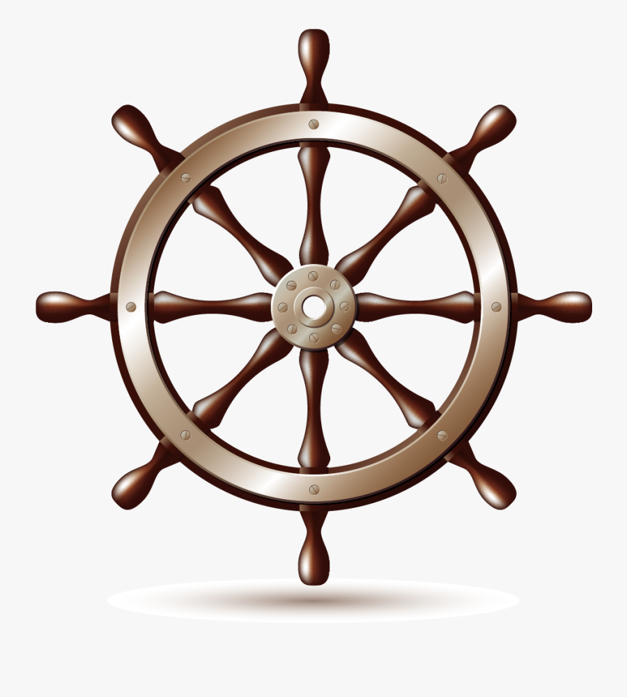 S Wheel Boat Art Themes Transprent Png - Ship Wheel Transparent Background, Transparent Clipart
