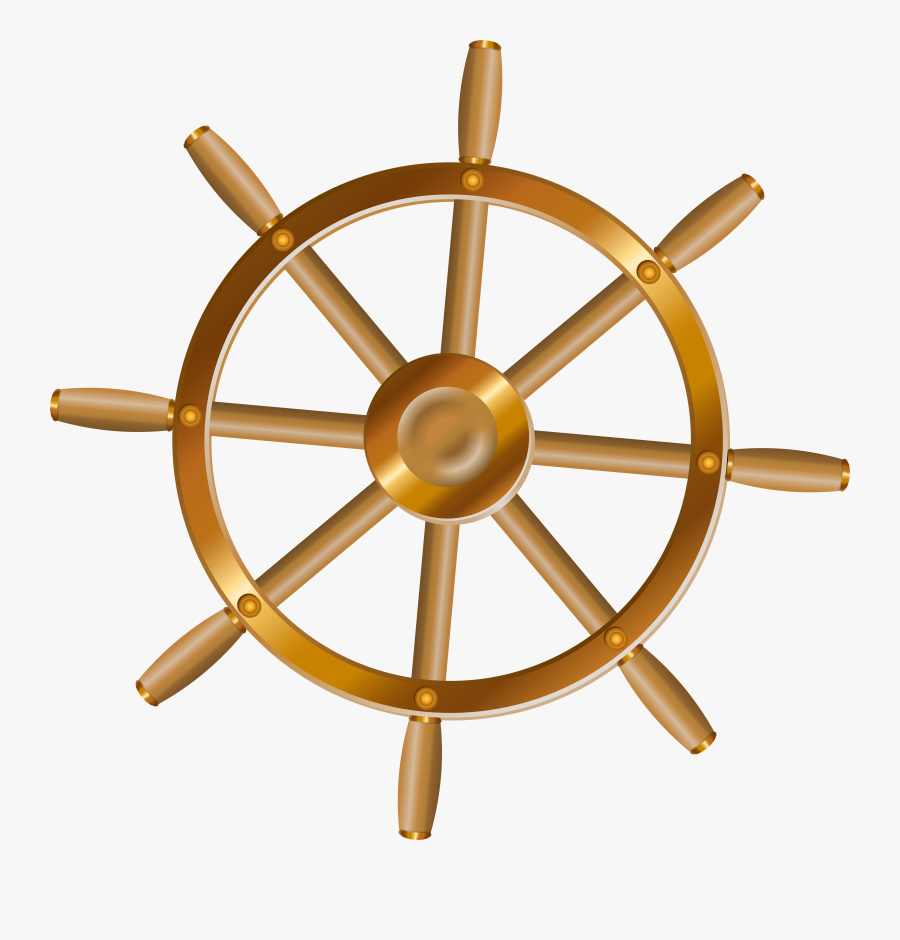 Boat Steering Wheel Icon Clipart , Png Download - Ship Wheel Clipart Png, Transparent Clipart