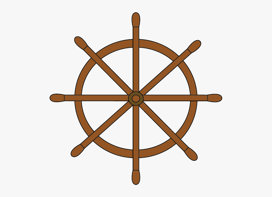 Nautical Clipart Steering Wheel - Boat Steering Wheel Png, Transparent Clipart