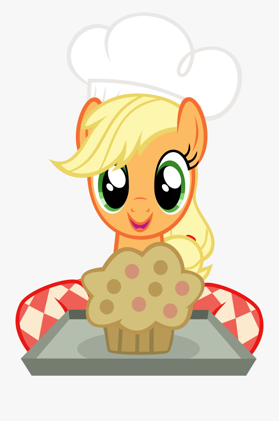 Abydos91, Baking, Chef"s Hat, Hat, Muffin, Safe, Simple - My Little Pony Chef, Transparent Clipart