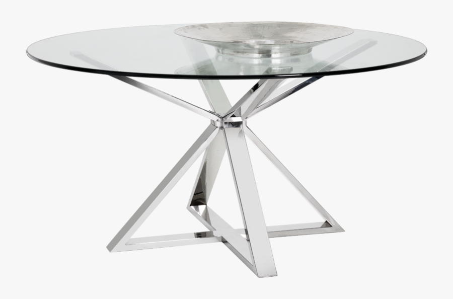 Clear Tempered Glass Dining Table , Png Download - Clear Table Png, Transparent Clipart