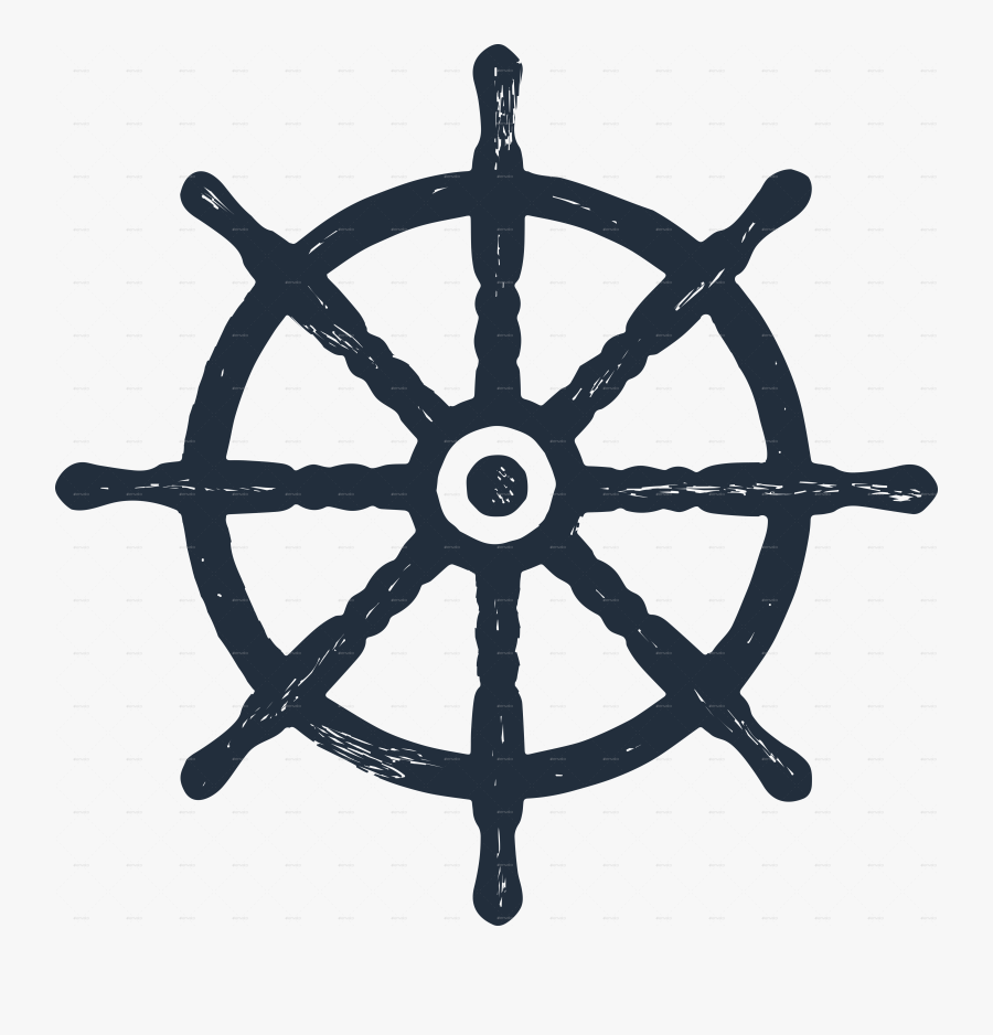 Boat Steering Wheel Png, Transparent Clipart