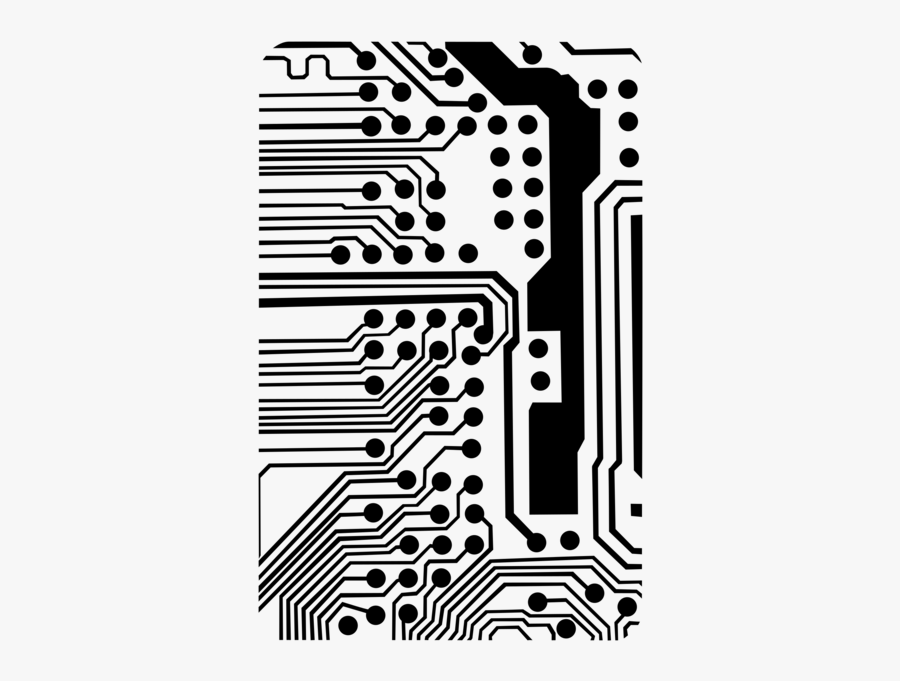 Visual Arts,angle,monochrome Photography - Circuit Board Clipart, Transparent Clipart