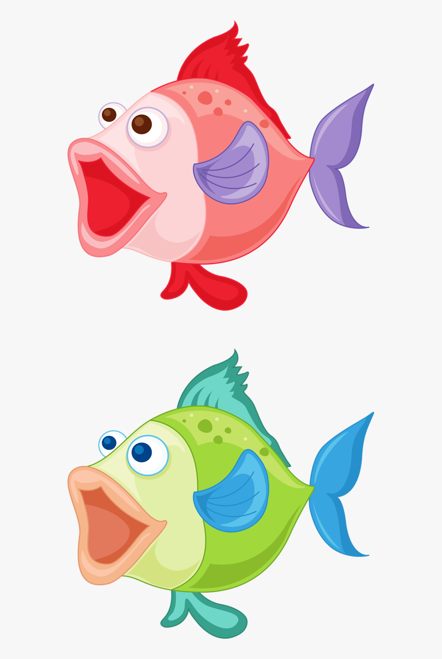 Fish Fish Outline, Fish Drawings, Colorful Fish, Cartoon - Cartoon Fish Open Mouth, Transparent Clipart