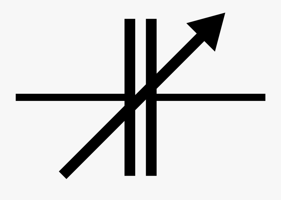 Circuit Symbol For Capacitor, Transparent Clipart