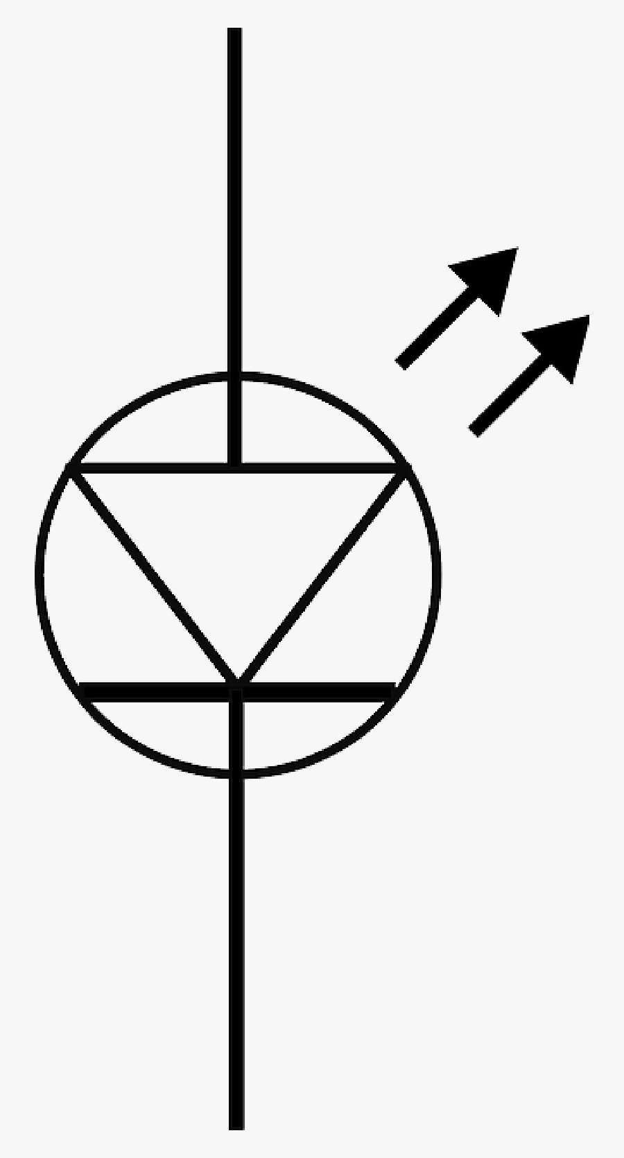 Symbol Of An Led Clipart , Png Download - Symbol Of An Led, Transparent Clipart