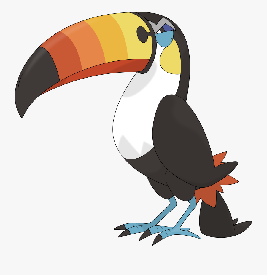 Transparent Tucan Clipart - Bird Pokemon Sun And Moon, Transparent Clipart