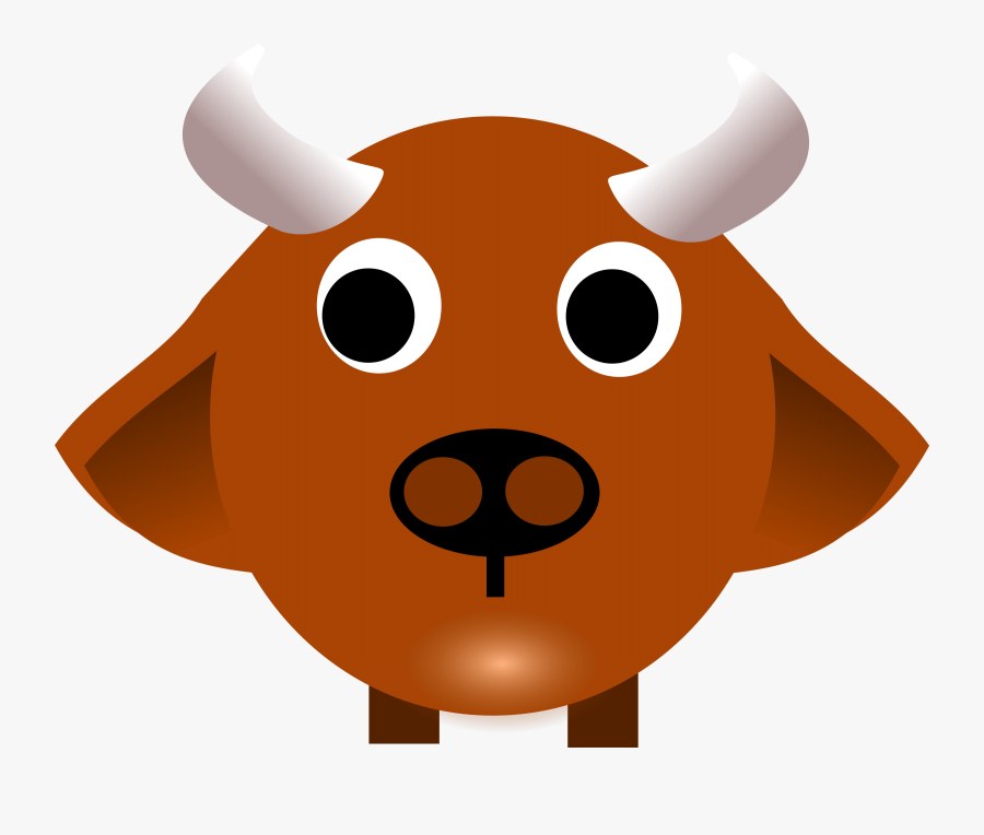 Head,carnivoran,cartoon - Ox, Transparent Clipart