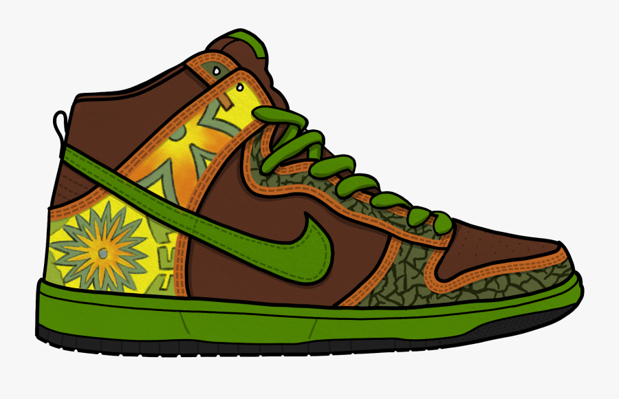 Most Iconic Sbs From - Cartoon Nike Png, Transparent Clipart