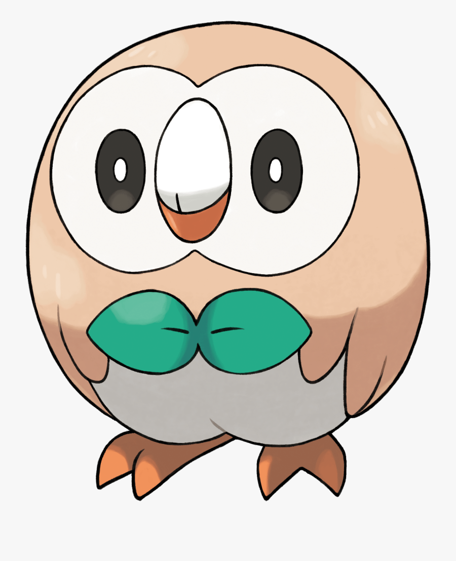 Transparent Pokemon Cliparts - Rowlet Bulbapedia, Transparent Clipart