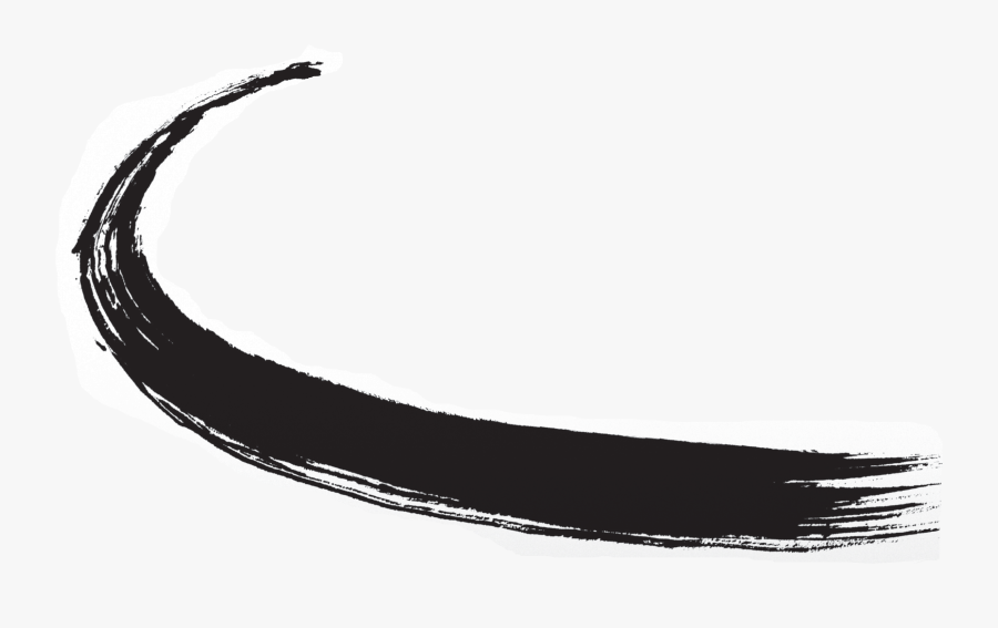 Nike Logo Clipart Black And White - Swish Lines Png, Transparent Clipart