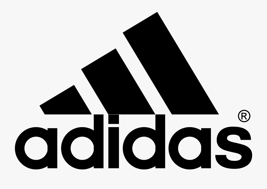 Adidas Logo, Transparent Clipart