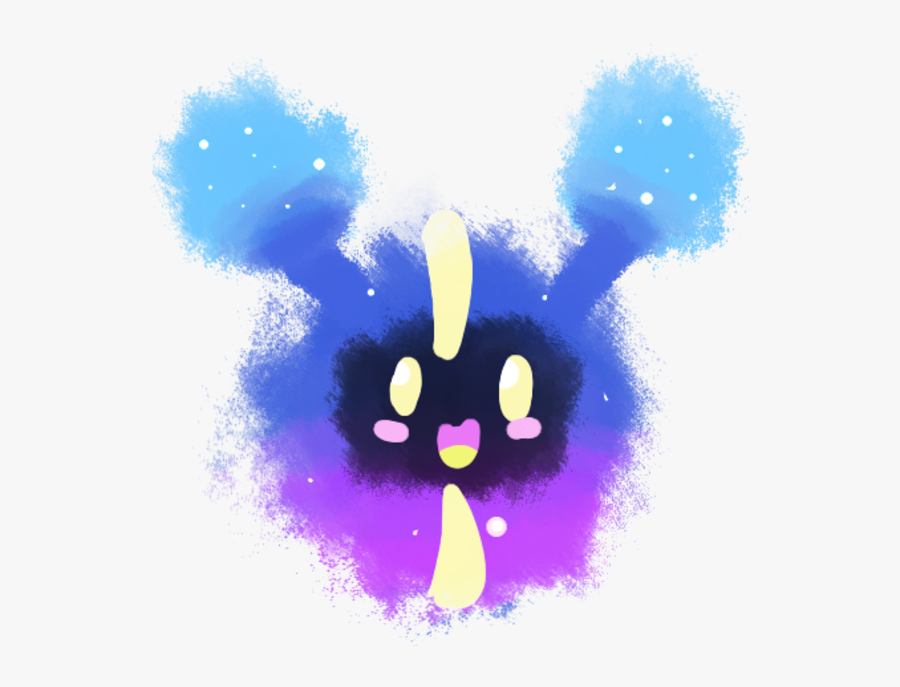 Pokémon Sun And Moon Blue Pink Mammal Violet Vertebrate - Cosmog Sun Moon, Transparent Clipart