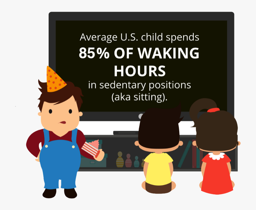 Childhood Obesity Standup Kids - Cartoon, Transparent Clipart