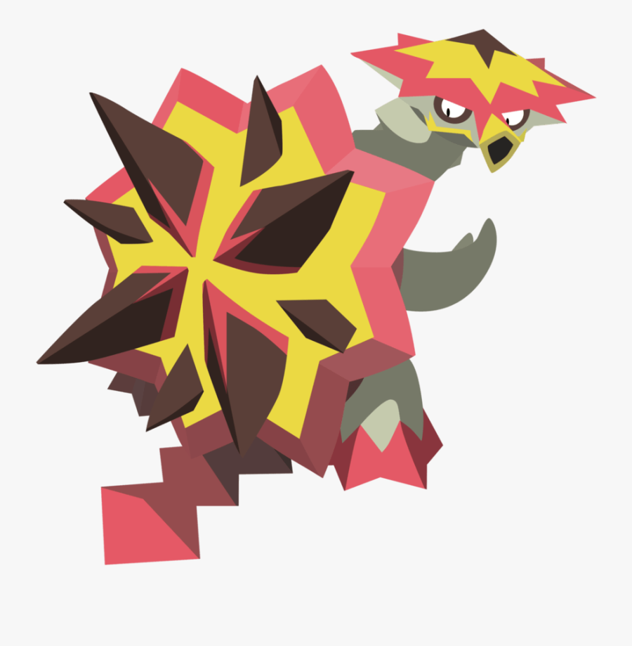 Pokemon Sun And Moon Turtonator - Pokemon Sol Y Luna Turtonator, Transparent Clipart
