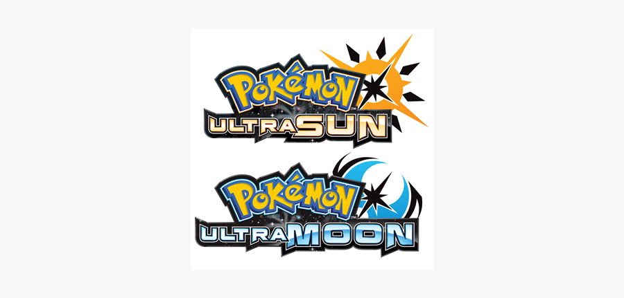 Pokemon Ultra Sun And Ultra Moon Title, Transparent Clipart