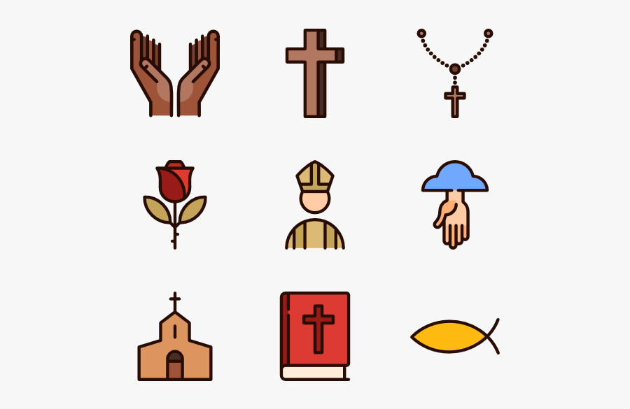 Clipart Cross Roman Catholic - Christianity Icon Png, Transparent Clipart