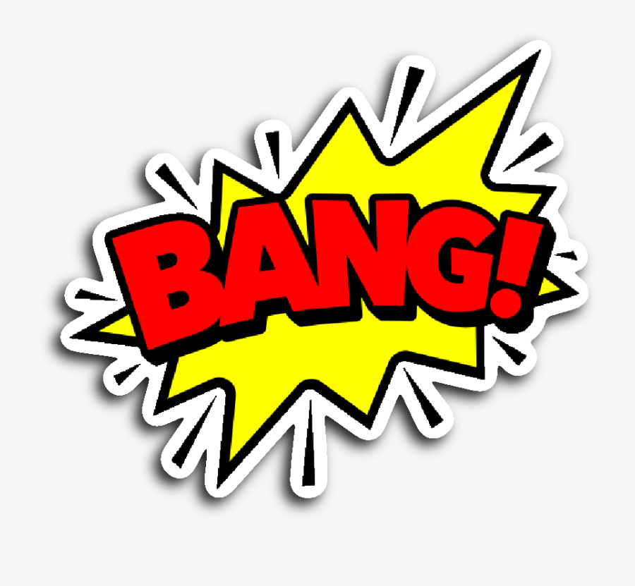 Comic Book Bang Png, Transparent Clipart