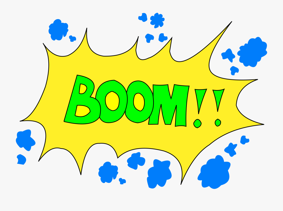Blast Vector Comic Book - Boom Gif Clipart, Transparent Clipart