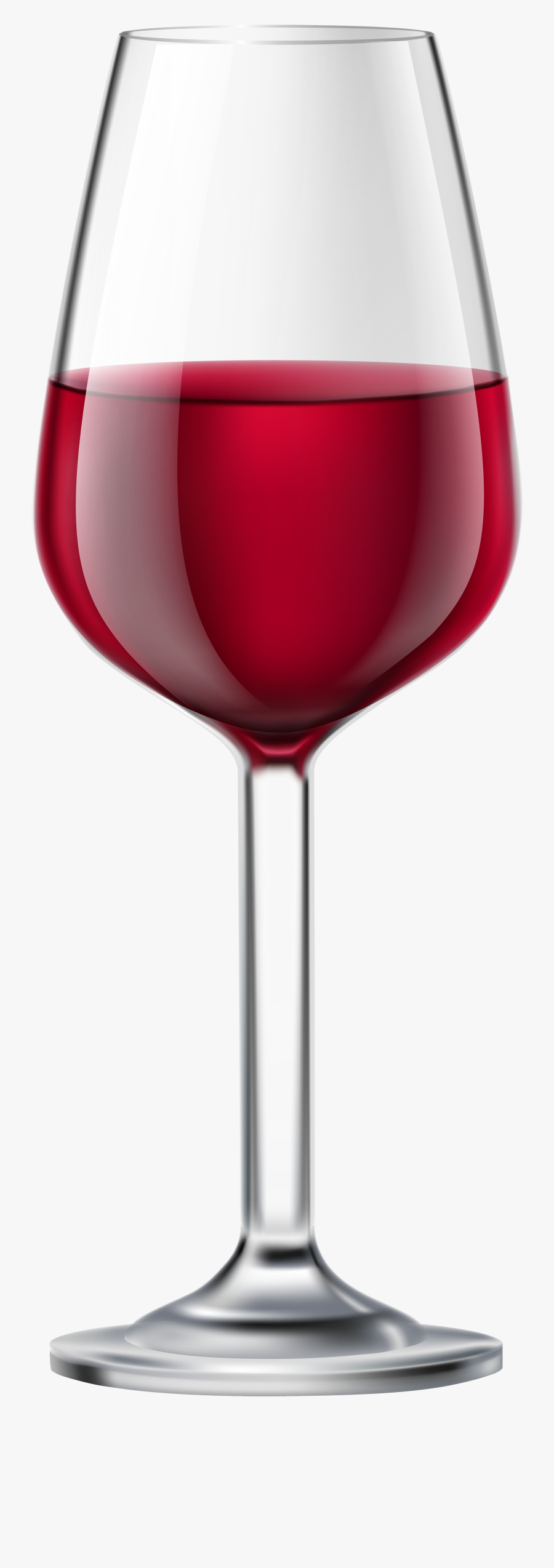 Wine Glass Clipart Stylized - Transparent Background Red Wine In Glass, Transparent Clipart
