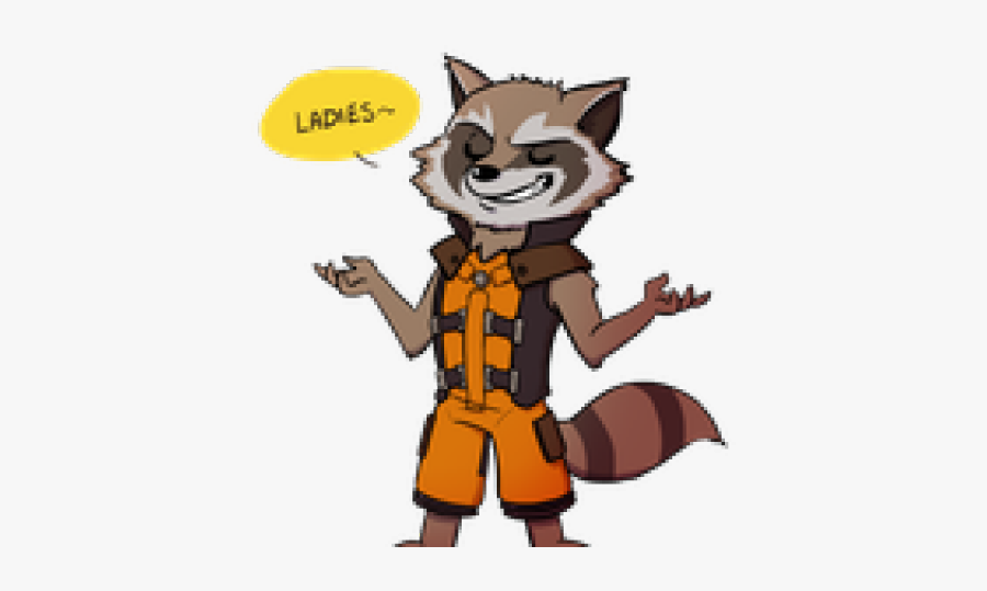 Cartoon Rocket Guardians Of The Galaxy, Transparent Clipart