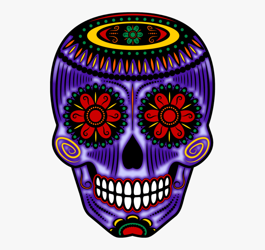 Svg Black And White Stock Art Altars Blog Purple - Day Of The Dead Person Clipart, Transparent Clipart