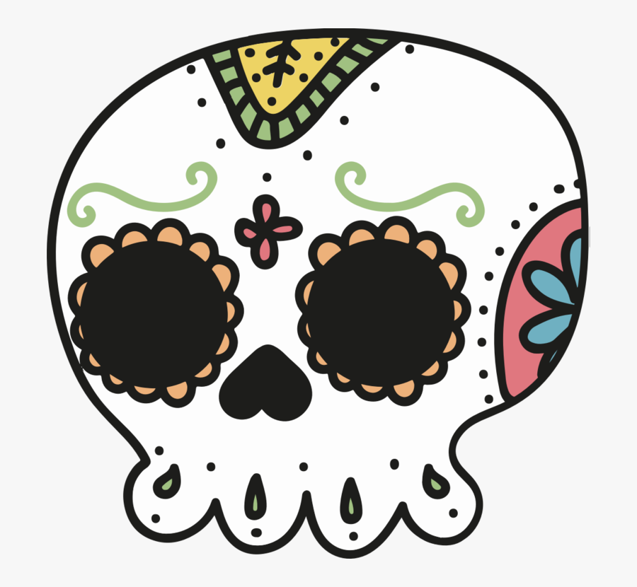 Day Of The Dead, Mexico, Skull, Skeleton, Drawing - Dia Dos Mortos Desenho, Transparent Clipart