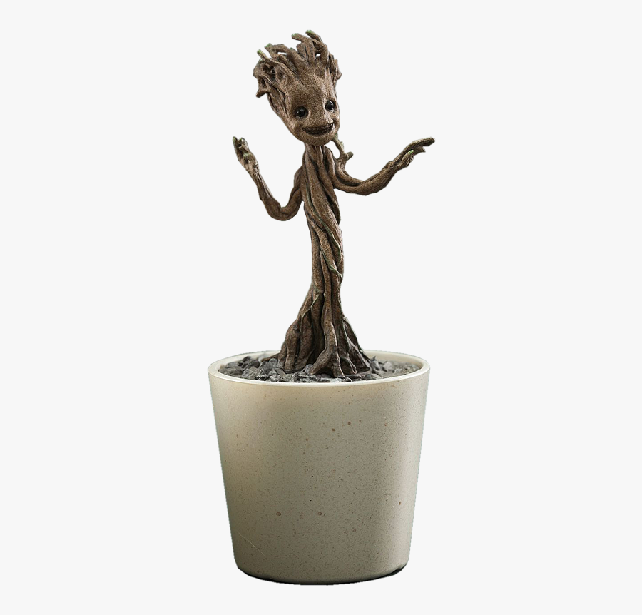 Clip Art R Plicas Le House - Marvel Groot Baby In A Flower Pot, Transparent Clipart