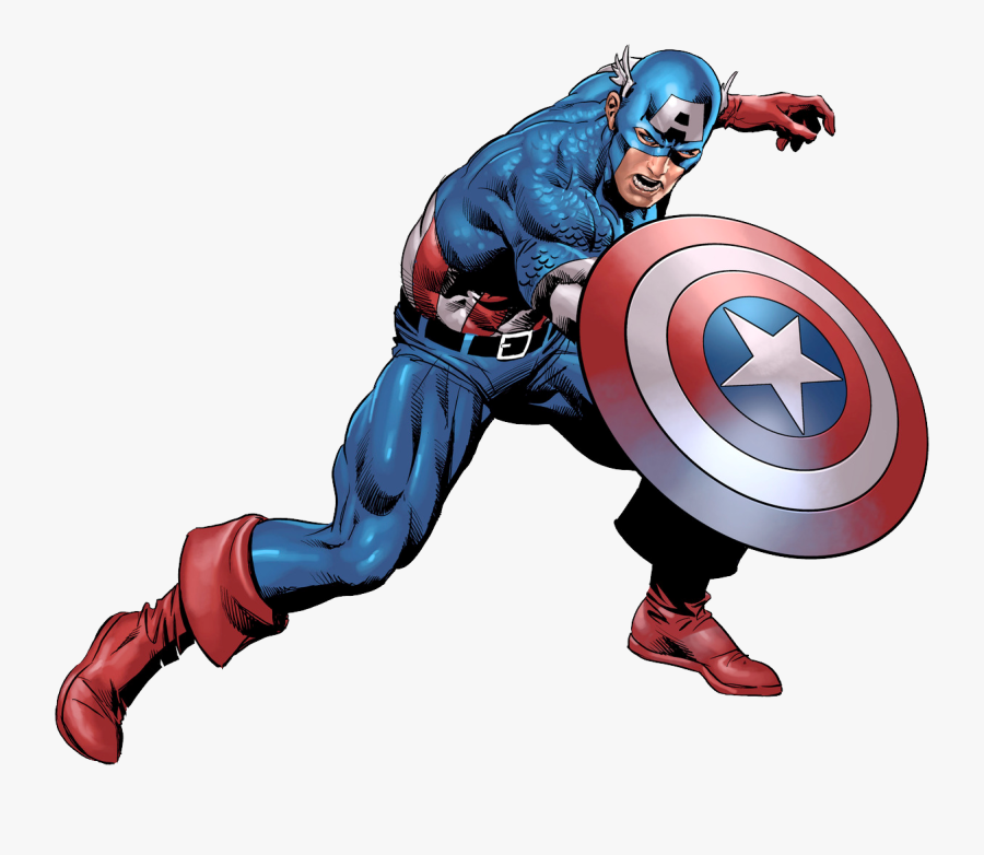 America Danvers Comics Book Carol Captain Comic Clipart - Comic Captain America Png, Transparent Clipart