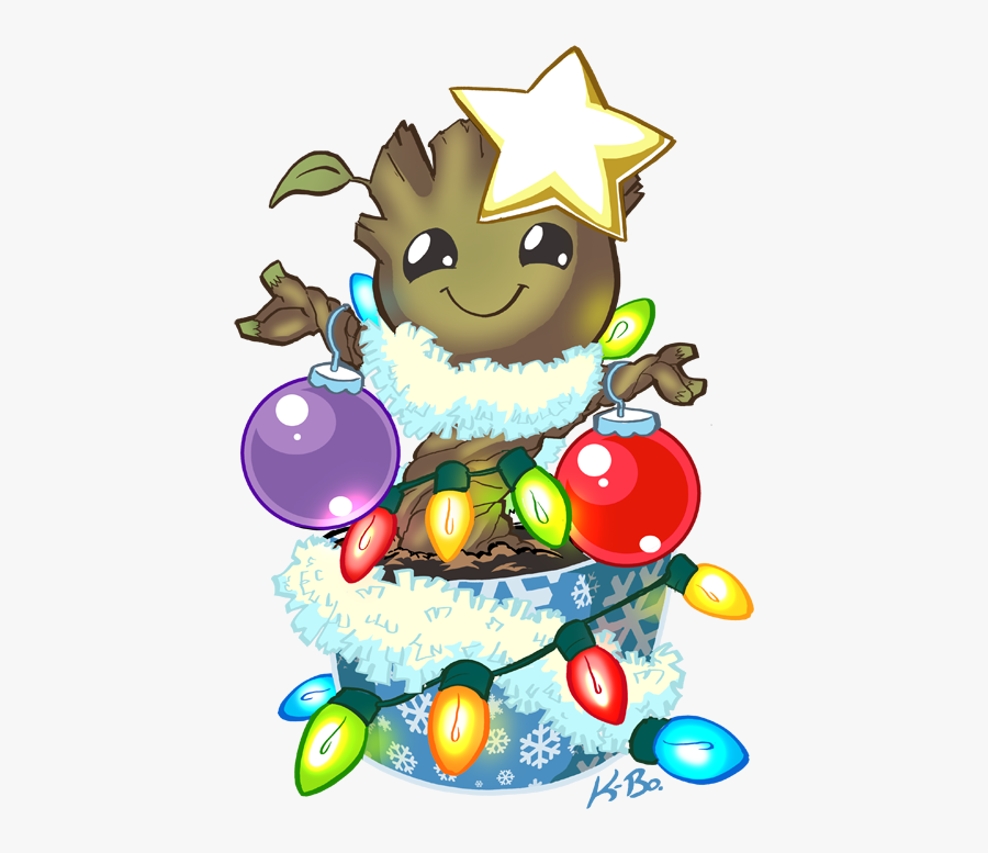 Clip Royalty Free Avengers On Dumielauxepices Net - Groot Christmas, Transparent Clipart