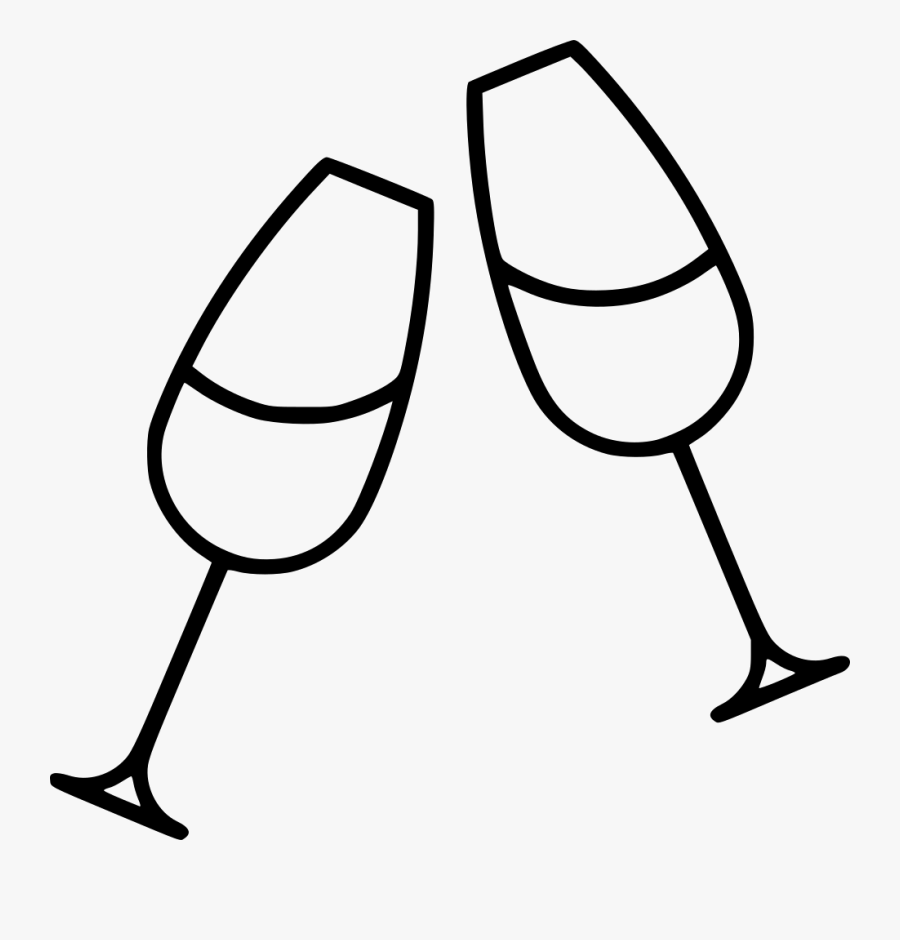 Transparent Champagne Glasses Png, Transparent Clipart