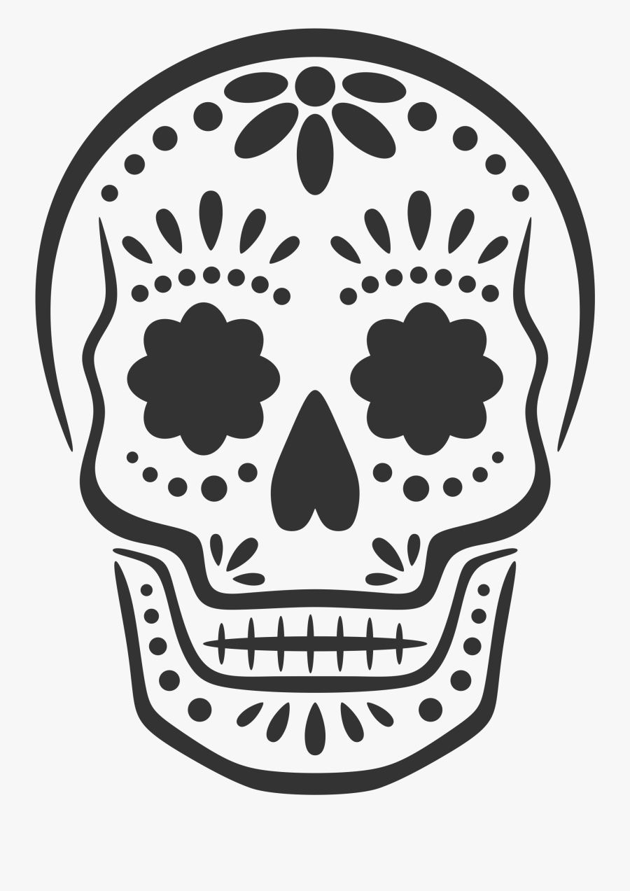 Pumpkin Carving Stencils Candy Skull, Transparent Clipart