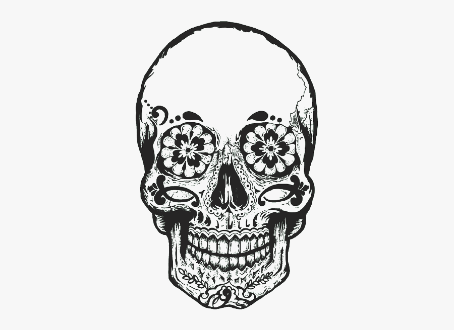 Mexican Skull Png Transparent, Transparent Clipart