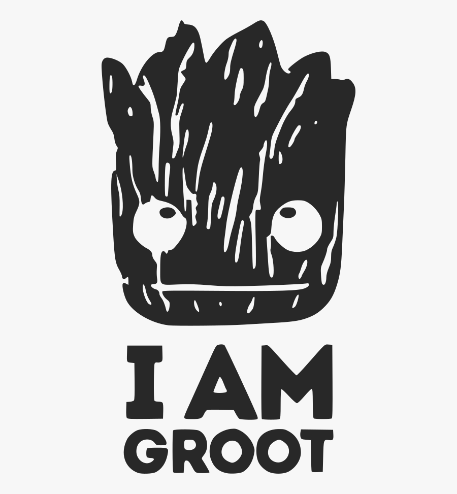 I Am Groot - Groot, Transparent Clipart