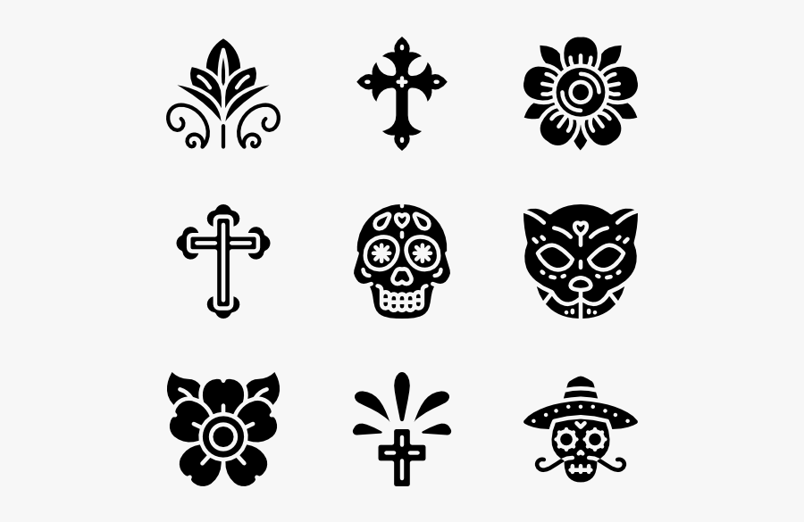 Day Of The Dead - Day Of The Dead Designs And Patterns, Transparent Clipart