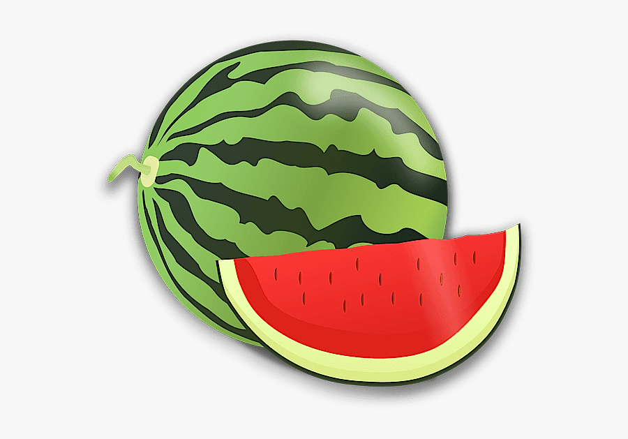 Free Black And White Watermelon Clipart - Animated Images Of Watermelon, Transparent Clipart
