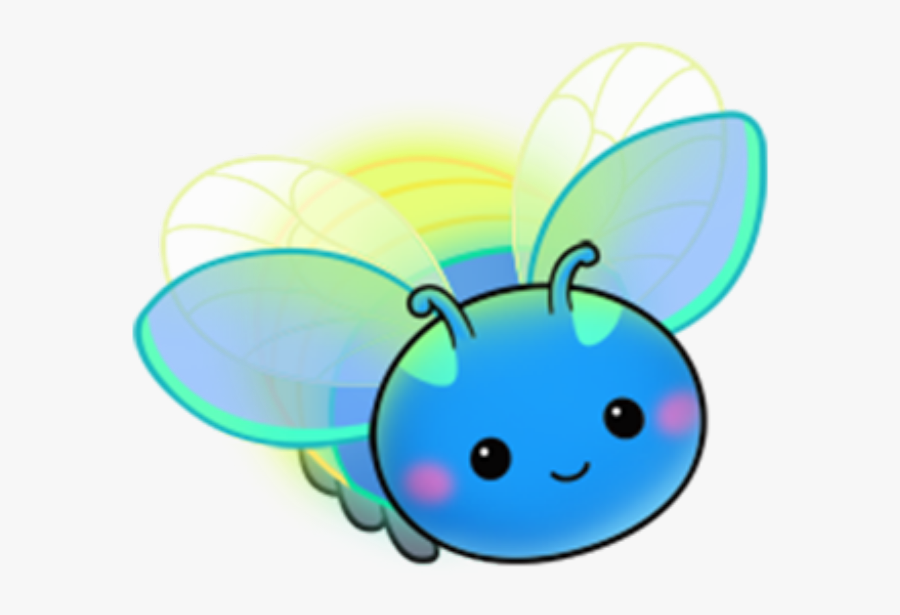 #ftestickers #clipart #firefly #cute #blue - Cute Lightning Bug Clipart, Transparent Clipart