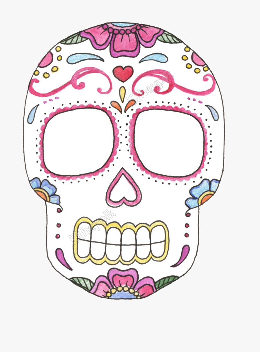 Vector Skeleton Day The Dead - Skull, Transparent Clipart