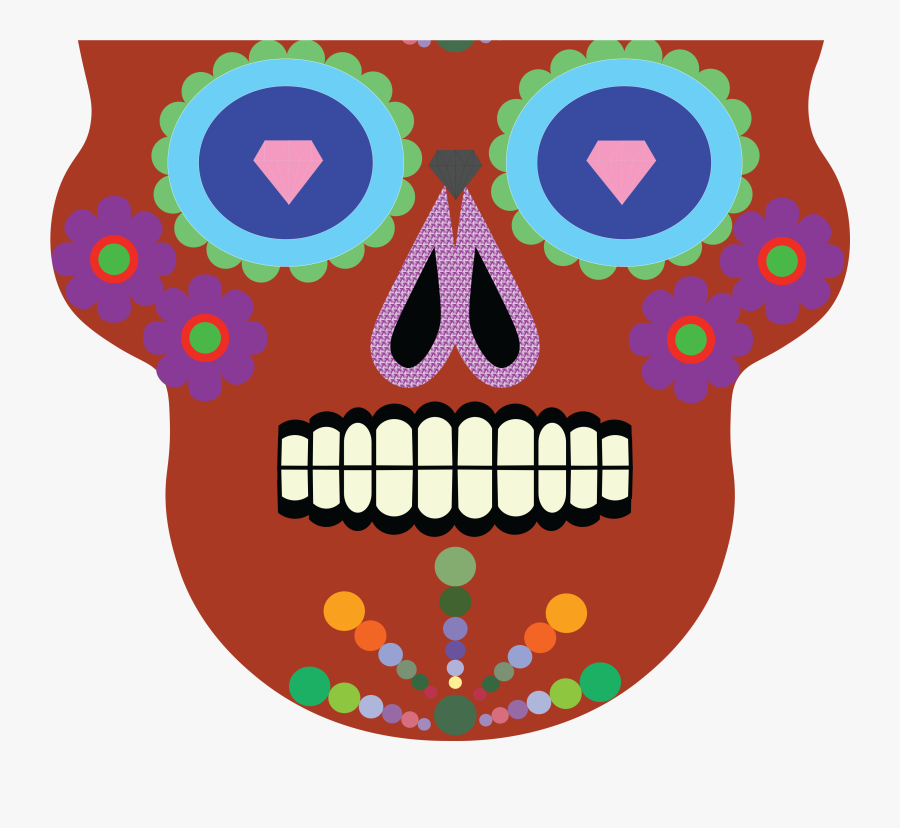 Skull, Transparent Clipart