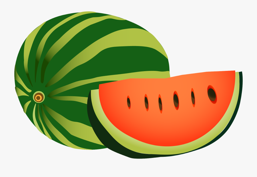 Watermelon Clipart Gourd - Transparent Background Watermelon Clipart , Free...
