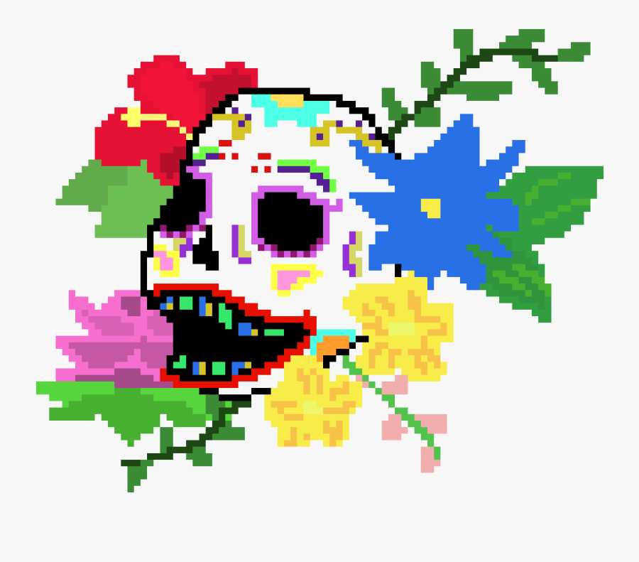 Day Of The Dead Pixel, Transparent Clipart