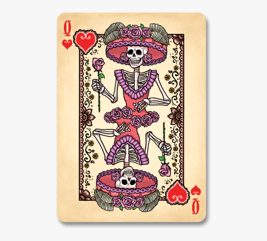 Dia De Los Muertos Clipart Dia De Los Muertos - King And Queen Cards Dia De Los Muertos, Transparent Clipart