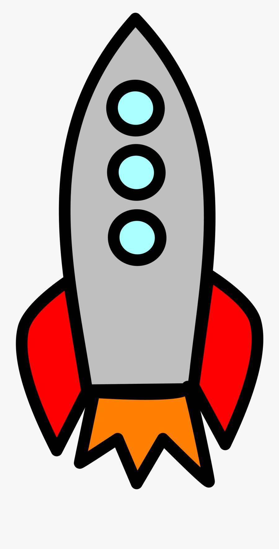 Rocket Blasting Off Cartoon, Transparent Clipart