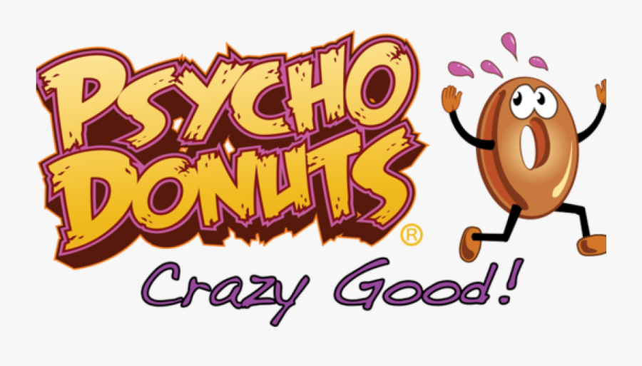 Psycho Donuts Logo, Transparent Clipart